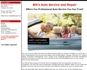Bill's Auto Service & Repair Cordele Ga