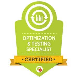 Certified Optimization and Testing Specialist Certified Optimization and Testing Specialist