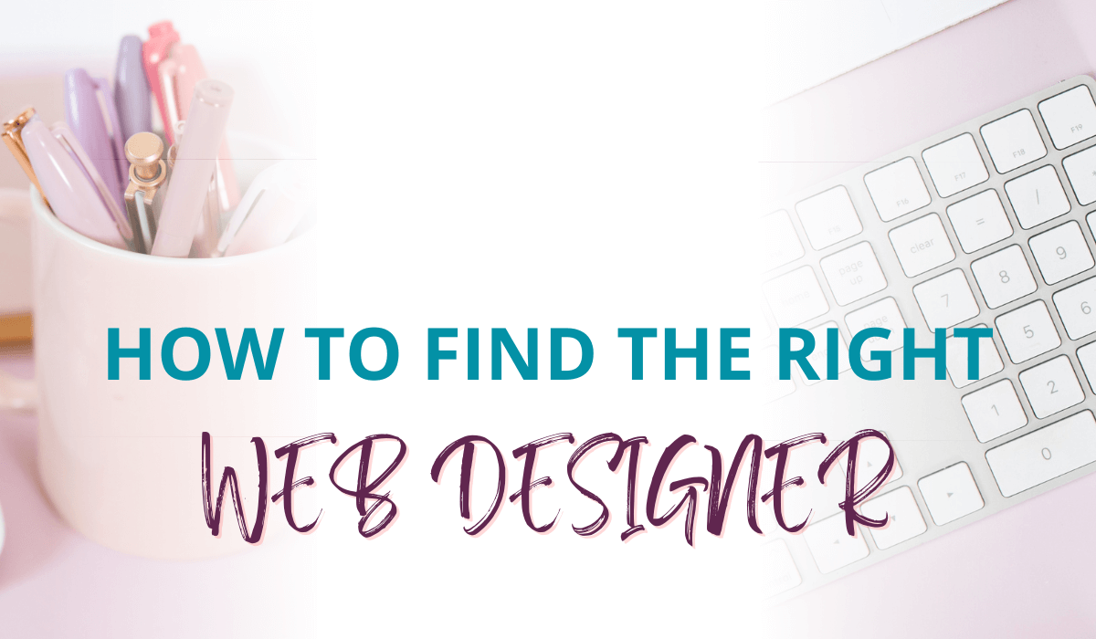 How to find the right web designer near me