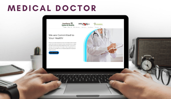 Professional Web Design Services Medical Doctor