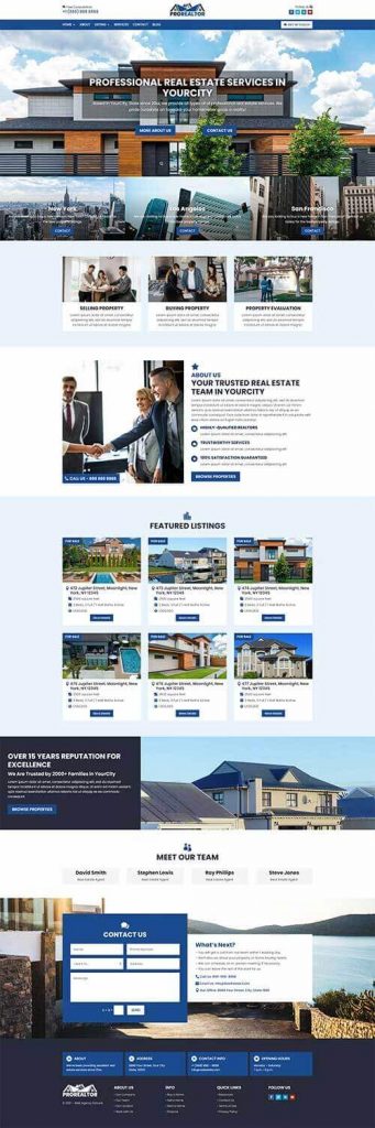 real estate web design real estate web design