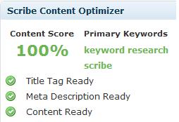 Scribe SEO Keyword Research